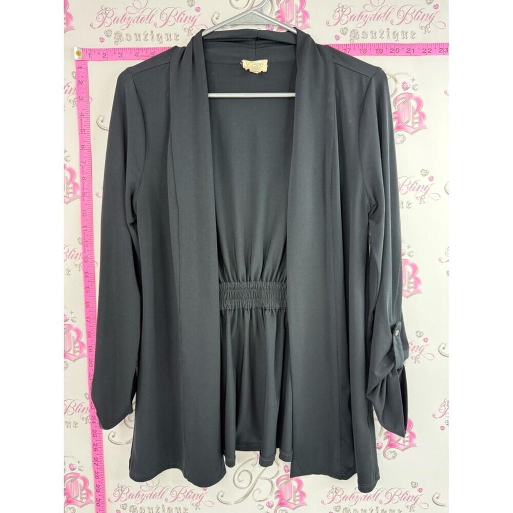 Griege cardigan open style flowy Black Open-Front Women's Cardigan Sweater